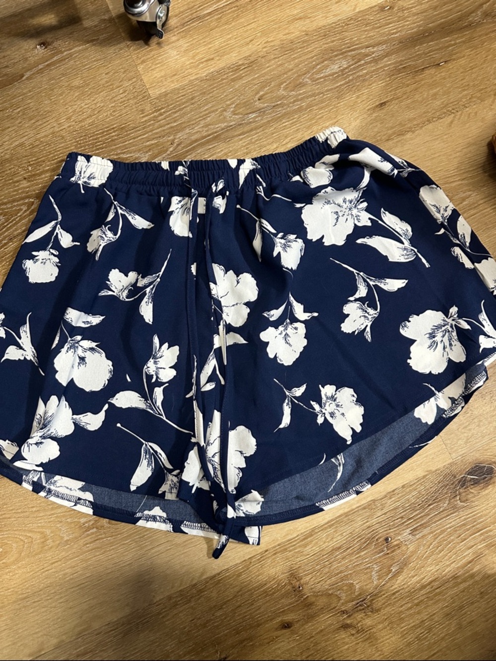 72, Blue Floral Shorts